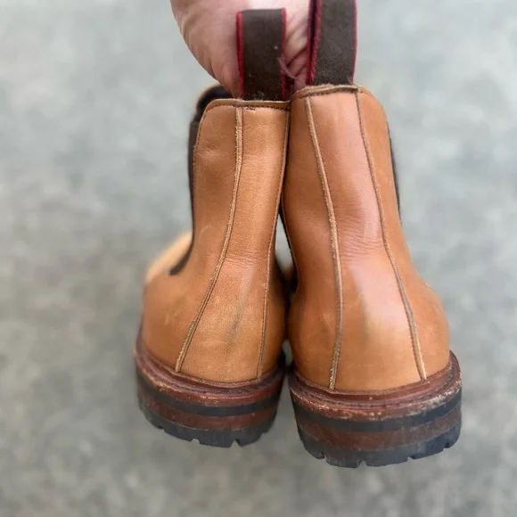 Allen Edmonds Brown Chelsea Boots 13 - Picture 5 of 11